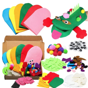 Kit de Títeres de Animales en Fieltro