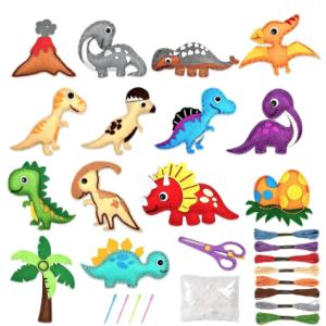 Kit de Costura Dinosaurios